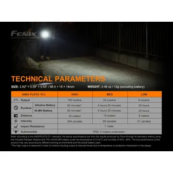 Fenix E01V20BLC modrá