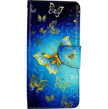 Pouzdro na mobilní telefon Pouzdro Samsung A53 5G knížkové Obloha s motýlky (kryt neboli obal na Samsung A53 5G)