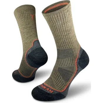 Pánské termo ponožky Northman Trek Silver Light Merino hnědá - M (39-41)