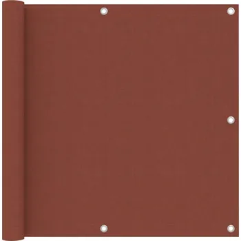 Slunečník Nabytek XL Balkónová zástěna cihlová 90 x 500 cm oxfordská látka 134978