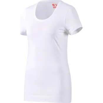 Dámská halenka Dámská Long Shirt kulatým výstrihem velikost L bílá Strauss