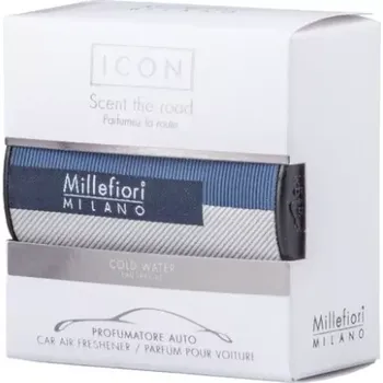 Osvěžovač vzduchu MILLEFIORI ICON Vůně do auta Textil Geometric Cold Water 34570
