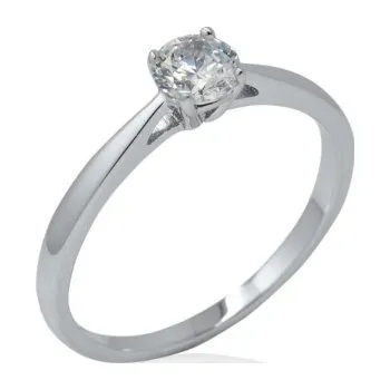Prsten Ráj snubních prstenů | Luxusní zásnubní prsten s briliantem - 5062