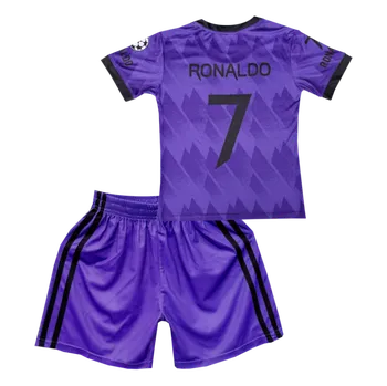 Fotbal Numberoplus Dětský fotbalový dres Komplet FC Real Madrid - Cristiano Ronaldo CR7 Fly Better Velikost: 8-let.(vel.122)