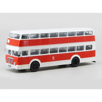 autíčko DeAgostini Bussing D2U 1:72 - Kultovní autobusy minulé éry časopis s modelem #12 Bussing D-2U - kovový model auta 1/72