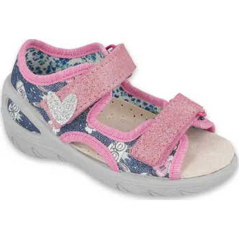 Dívčí sandály BEFADO 065P151 SUNNY dívčí sandálky srdíčko 21 065P151_21