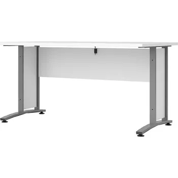 Psací stůl FalcoNabytek Psací stůl Office 80400/71 bílá/silver grey