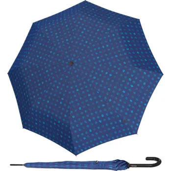 Deštník Knirps A.760 STICK PINTA AQUA - elegantní holový vystřelovací deštník