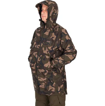 Rybářské oblečení Fox Bunda Sherpa Tec 3/4 Jacket LTD - Camo Velikost: XXXXL