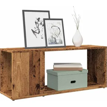 Televizní stolek vidaXL TV stolek 80 x 24 x 32 cm dřevotříska [809108] Barva: Staré dřevo