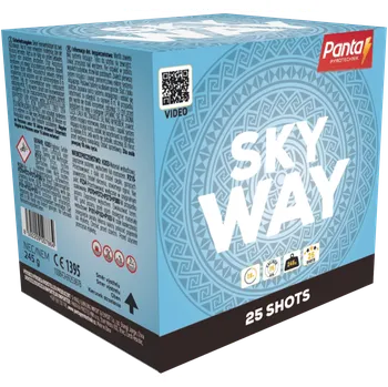 Zábavní pyrotechnika Ohňostrojový kompakt Sky Way 25ran / 25mm