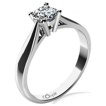 Prsten Ráj snubních prstenů | Zásnubní prsten s briliantem vel. 53 - 5091