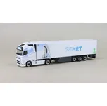 Volvo FH GL s návěsem HRT Intertrans bílá 1:87 - Herpa Volvo FH GL - kovový model auta 1/87