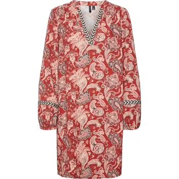 Dámská móda Šaty Vero Moda Red Ochre 1012104 8 (S)