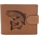 MERCUCIO Pánská peněženka natural vzor 51 pstruh