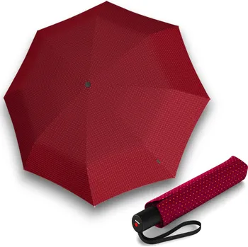 Deštník Knirps A 200 Medium Duomatic Joy Red - elegantní dámský plnoautomatický deštník