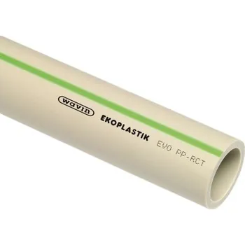 Vodovodní potrubí Wavin EKOPLASTIK EVO S 4 trubka 110x12,3mm, 4m, v tyčích, svařovací, voda, PP-RCT