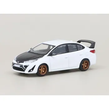 autíčko Toyota GR Vios 1:64 - POP RACE Toyota GR Vios - kovový model auta 1/64
