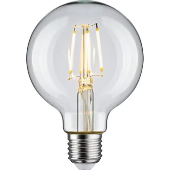 Žárovka PAULMANN Filament 230V LED Globe G80 E27 4,8W 2700K čirá - PAULMANN P 28954
