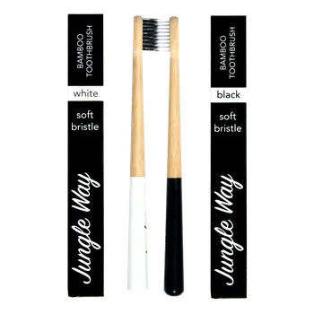Zubní kartáček Jungle Way Set zubních kartáčků z bambusu