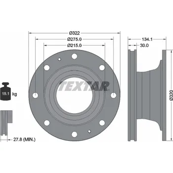 Brzdový kotouč Brzdový kotouč MTX MTX-T-213