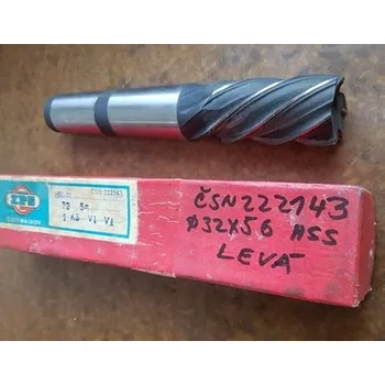 Příslušenství k frézce Fréza polohrubozubá - levořezná,HSS, kuželová stopka - 32x56 mm, F480940,222143