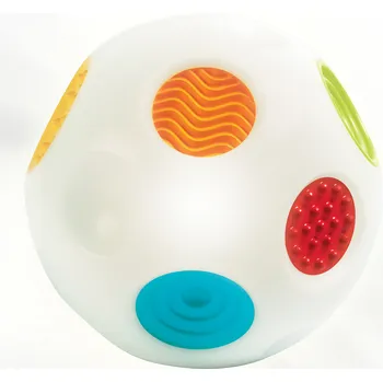 Hračka pro nejmenší Infantino Rainbow Ball hudební a svítící míček