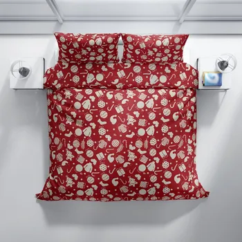 Povlečení Top textil Chanar s.r.o Bavlněné povlečení Vánoce v Itálii 140x200 cm, 70x90 cm