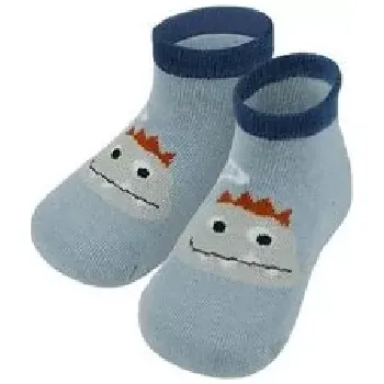 Kojenecké oblečení Protiskluzové ponožky - MODRÉ - DINOSAURUS - (3-5 let) L (Značka: VICLOON)
