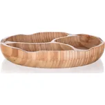 miska 25x4cm dělená BRILLANTE Bamboo