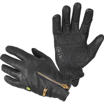 Moto rukavice W-tec Dámské kožené moto rukavice Perchta (Barva: černá, Velikost: XL)