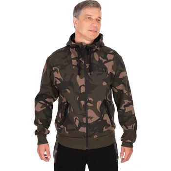 Rybářské oblečení Fox Mikina Camo Full Zip Premium 310 Hoodie Velikost mikiny: XXL