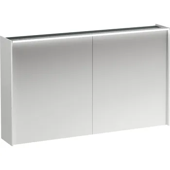 Koupelnový nábytek Laufen LANI zrcadlová skříňka 122x71 LED galérka bílá mat H4038221122601