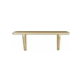 Obývací pokoj Drewmax Police PK122 masiv (Barva dřeva: Ořech)