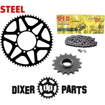 Řetězová sada pro motocykl Sada pohonu 15/50 + řetěz DID 525 VX - Yamaha YZF R6 (03-18) Stunt