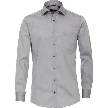 Pánská košile Casa Moda Comfort Fit stříbrná popelínová dlouhý rukáv vel. 50 - 56 Casa Moda - 54