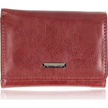 Peněženka ETIMEĒ dámská kožená peněženka - bordó