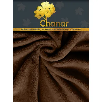 Prostěradlo Top textil Prostěradlo Mikroplyš 220x200 cm hnědá