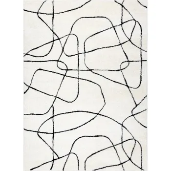 Koberec Hans Home Kusový koberec Mode 8522 abstract cream/black - 80x150