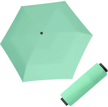 Deštník Doppler Fiber Mini Compact uni Mint Green - dámský skládací deštník