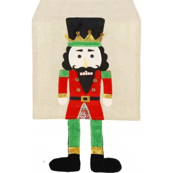 Vánoční dekorace Springos Vánoční ubrus 180x33 cm Louskáček, vánoční dekorace