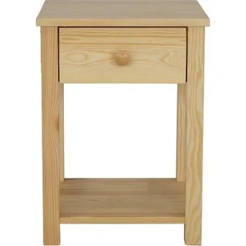 Drewmax Noční stolek SN123, 40x55x36, borovice (Barva dřeva: Šedá)