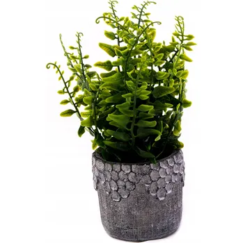 umělá květina ZELENÁ KAPRADINA V KVĚTINÁČI RŮZNÉ VZORY