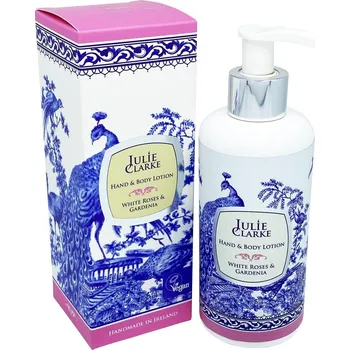 Tělové mléko Julie Clarke Candlemaker Mléko na ruce a tělo Bílé růže a gardénie - Julie Clarke 250 ml