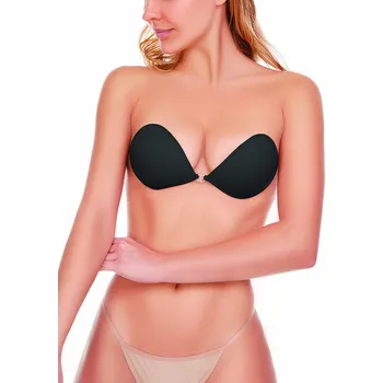 Kalhotky Lepicí podprsenka FIT Černá (Velikost košíčků D)