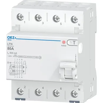 Proudový chránič OEZ LFN-80-4-500B-S Proudový chránič