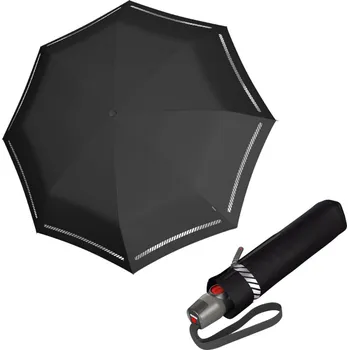 Deštník Knirps T.200 Reflective black - elegantní plně automatický deštník