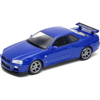 Welly Nissan Skyline GT-R - modré 1:24