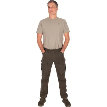 Pánské kalhoty Fox Kalhoty HD Combat Trousers - Khaki Velikost: XXXL