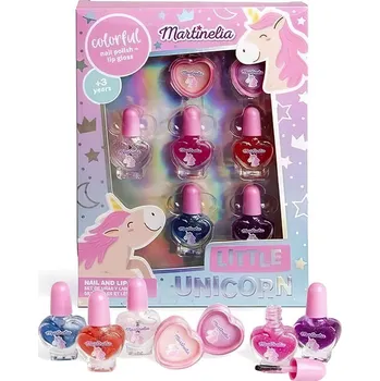 Kosmetická sada Dětská kosmetická sada Laky a balzámy na rty Unicorn